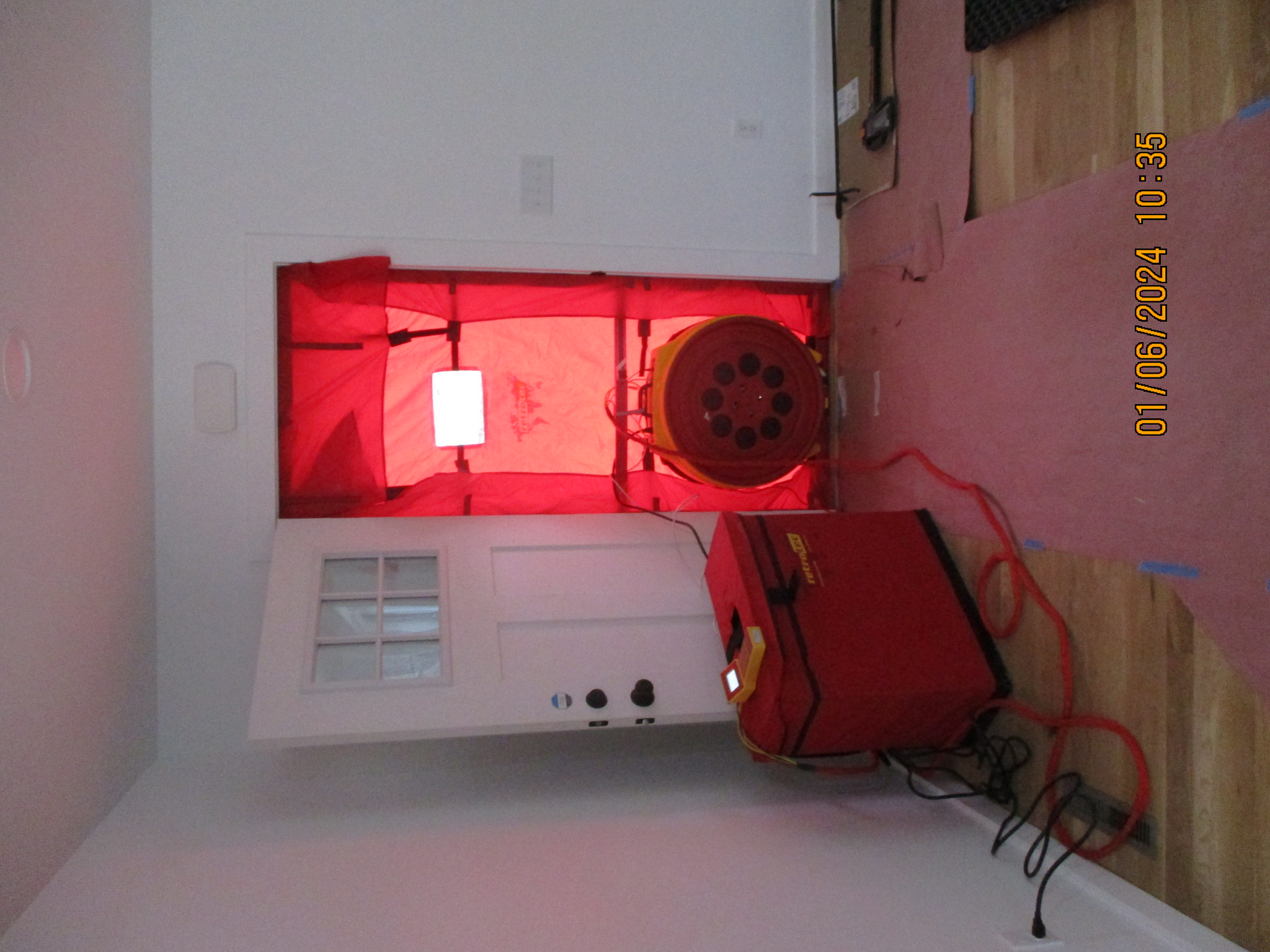 Blower Door setup