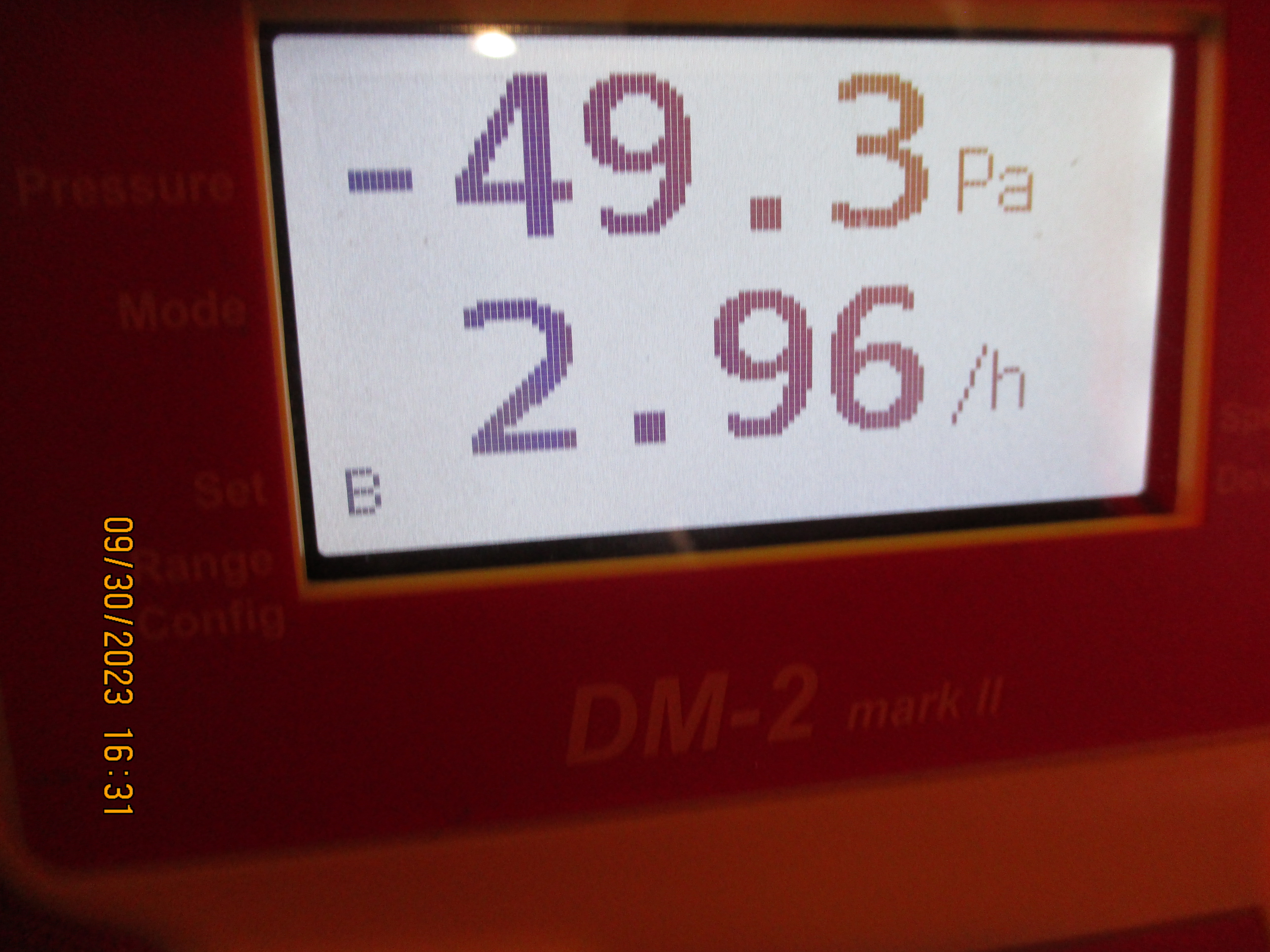 Passing meter reading